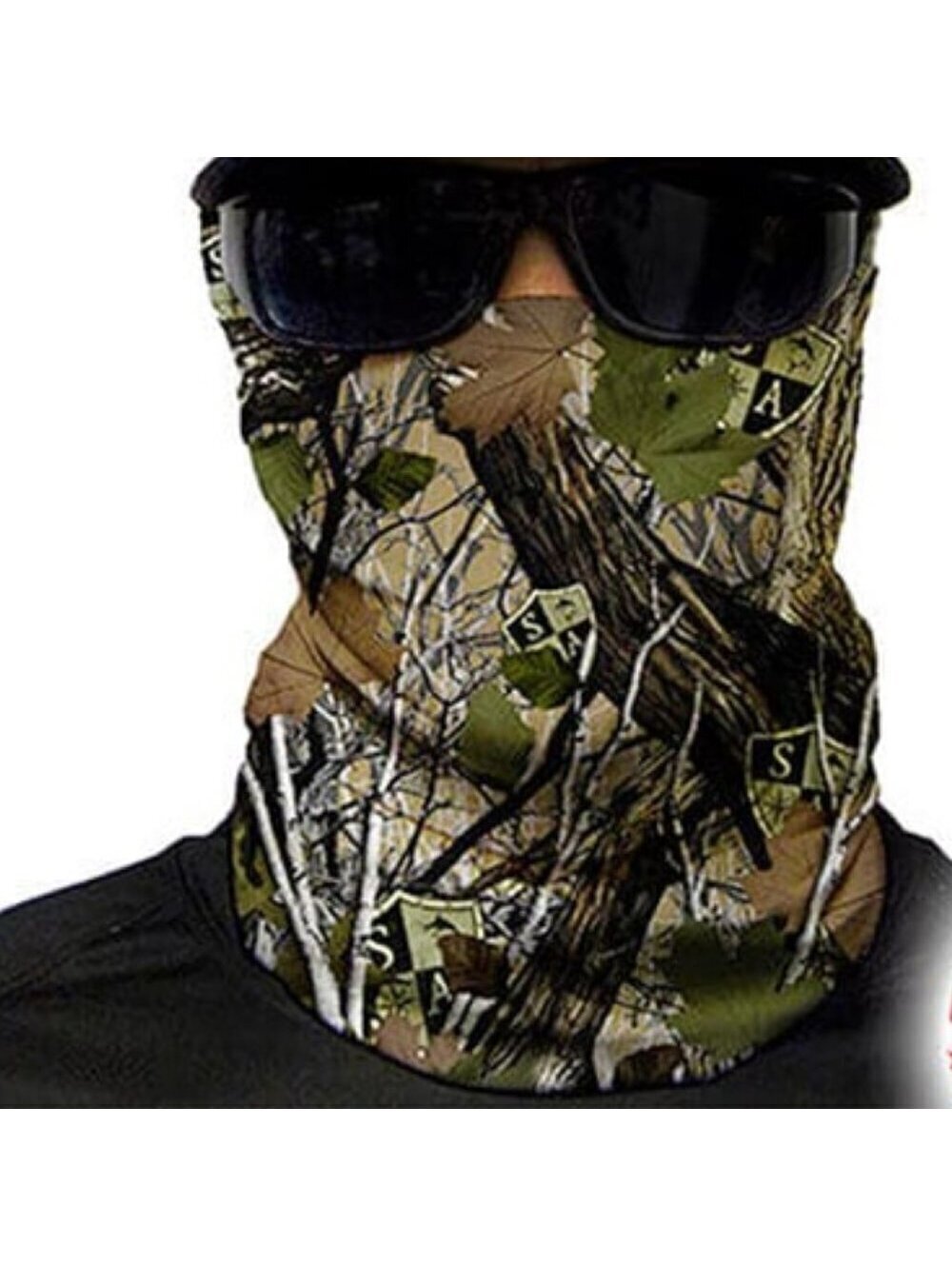 Neck Gaiter Camouflage Forest Mens SA Face Mask Headband Shield Wrap Adult